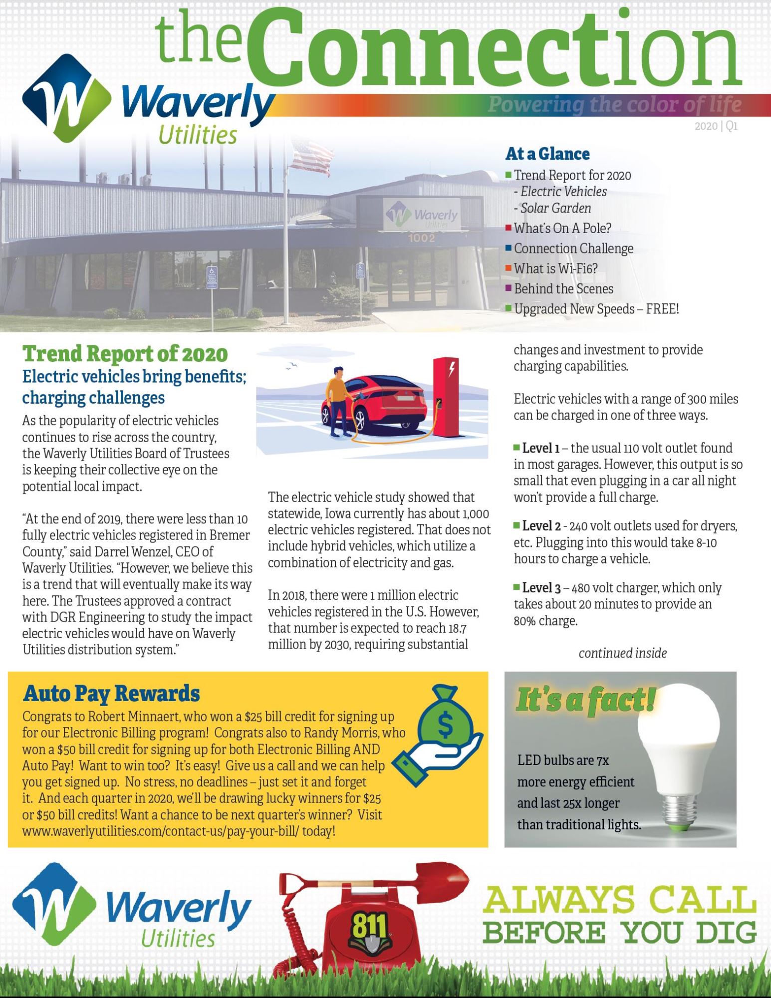 First Quarter 2020 Newsletter Waverly Utilities
