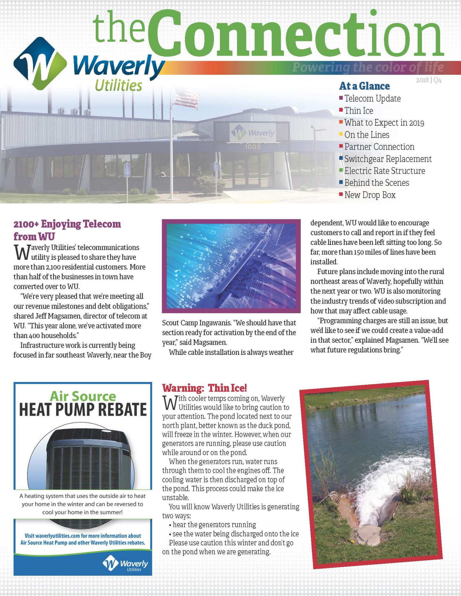 Fourth Quarter 2018 Newsletter Waverly Utilities